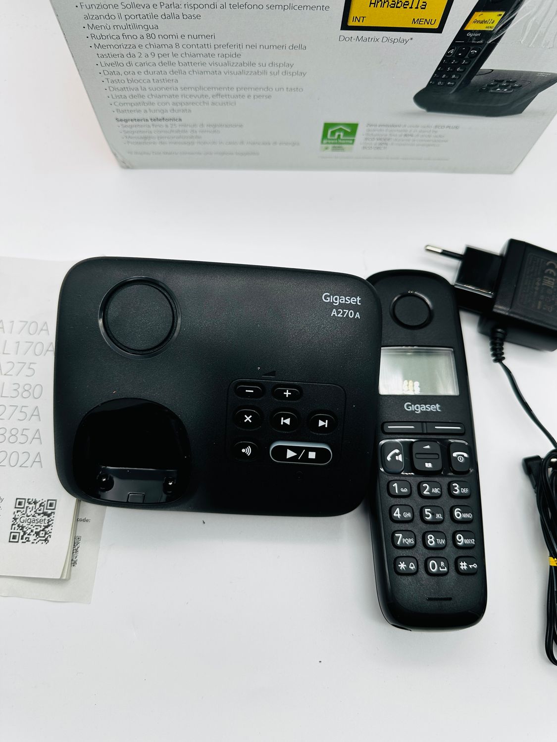 Gigaset A270A – telefon bezprzewodowy z automatyczną sekretarką