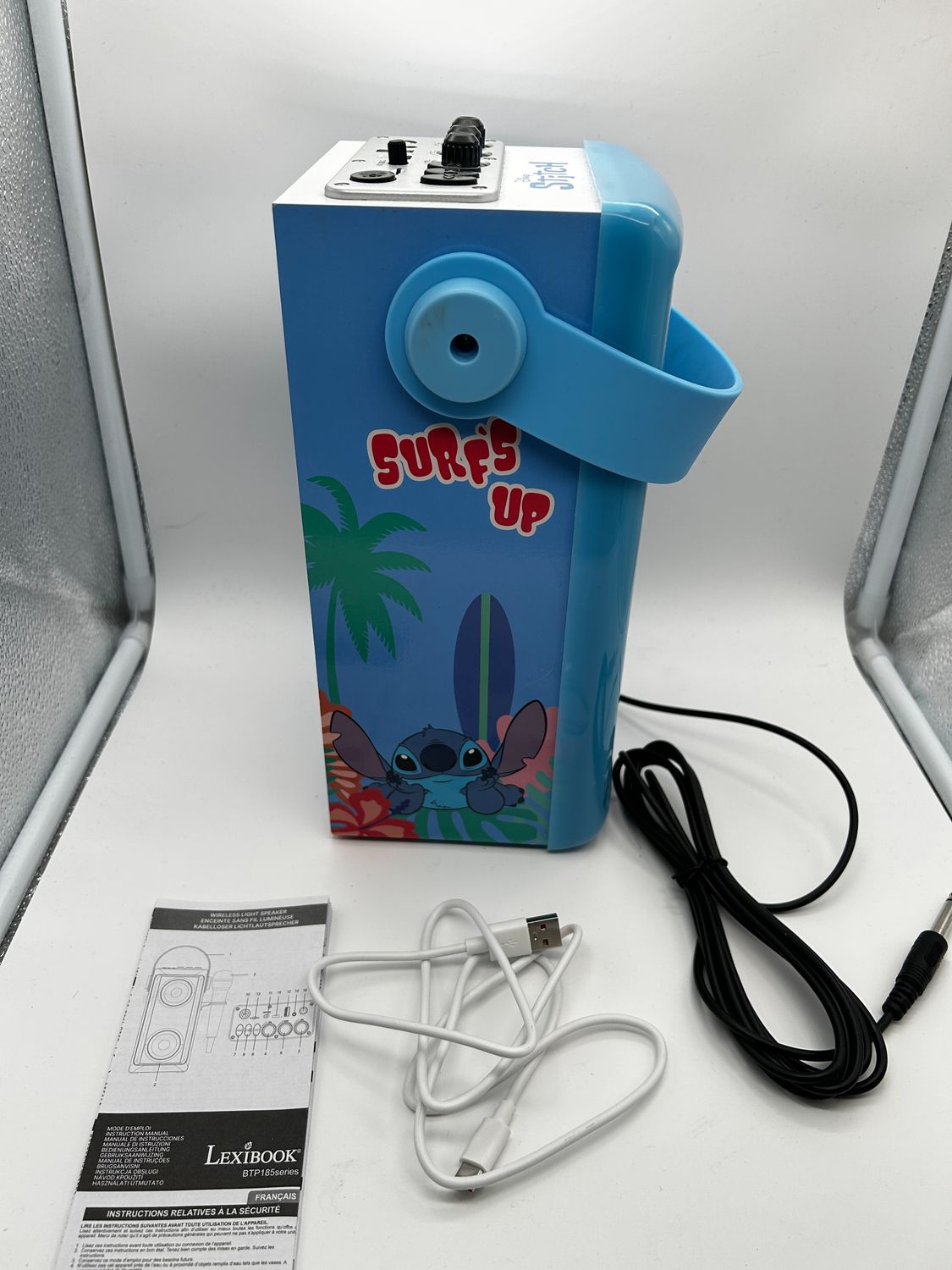 Lexibook Disney Stitch Bezprzewodowy głośnik Bluetooth z mikrofonem