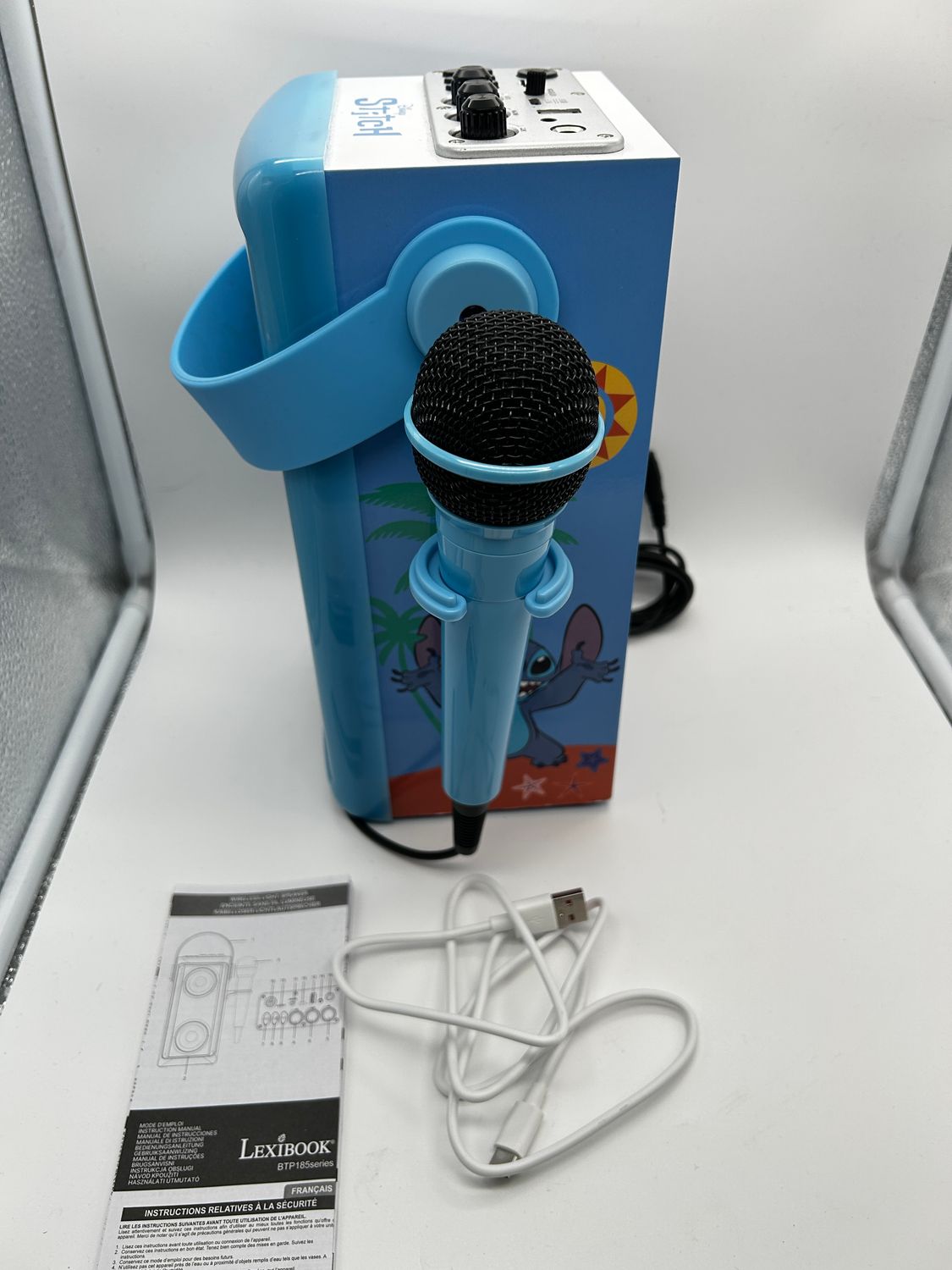 Lexibook Disney Stitch Bezprzewodowy głośnik Bluetooth z mikrofonem