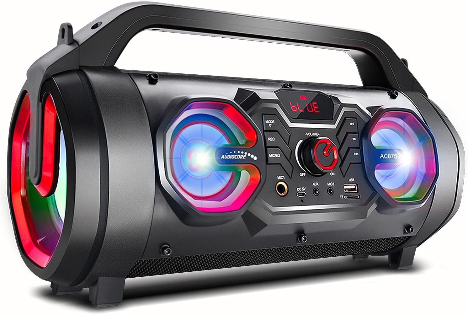 Audiocore AC875 Bazooka – przenośny głośnik Bluetooth Boombox