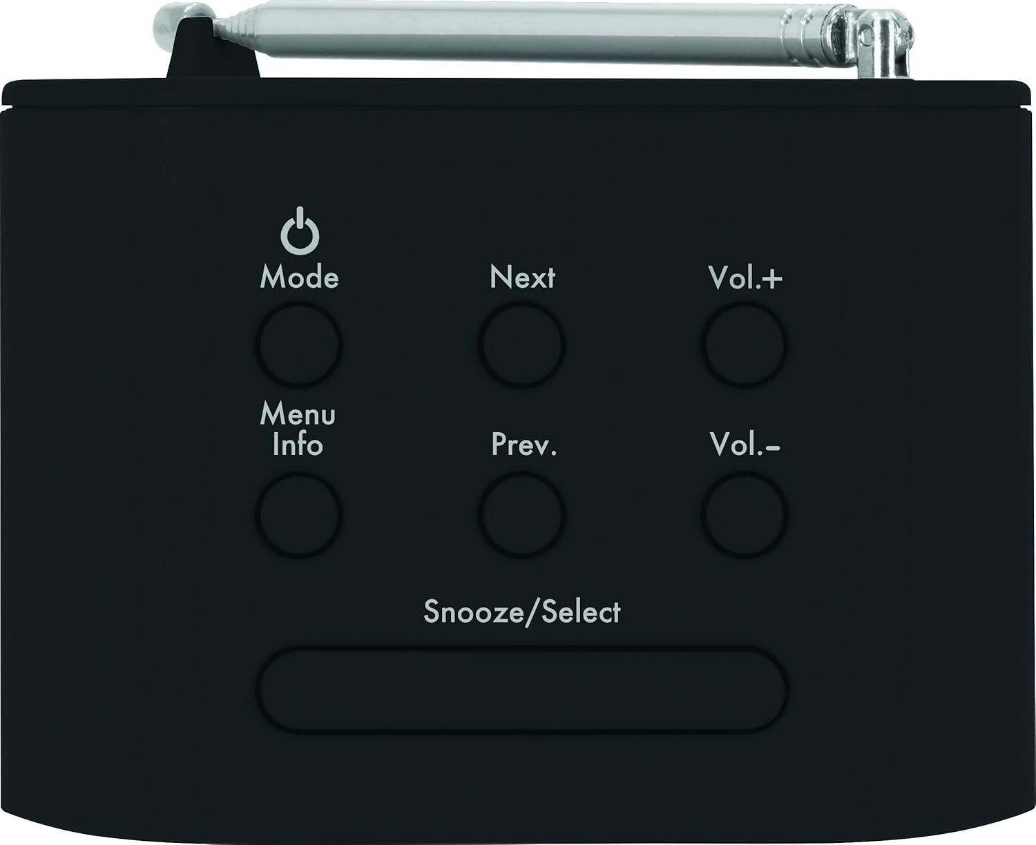 TechniSat TECHNIRADIO 40 – radiobudzik DAB+ / UKW, czarny
