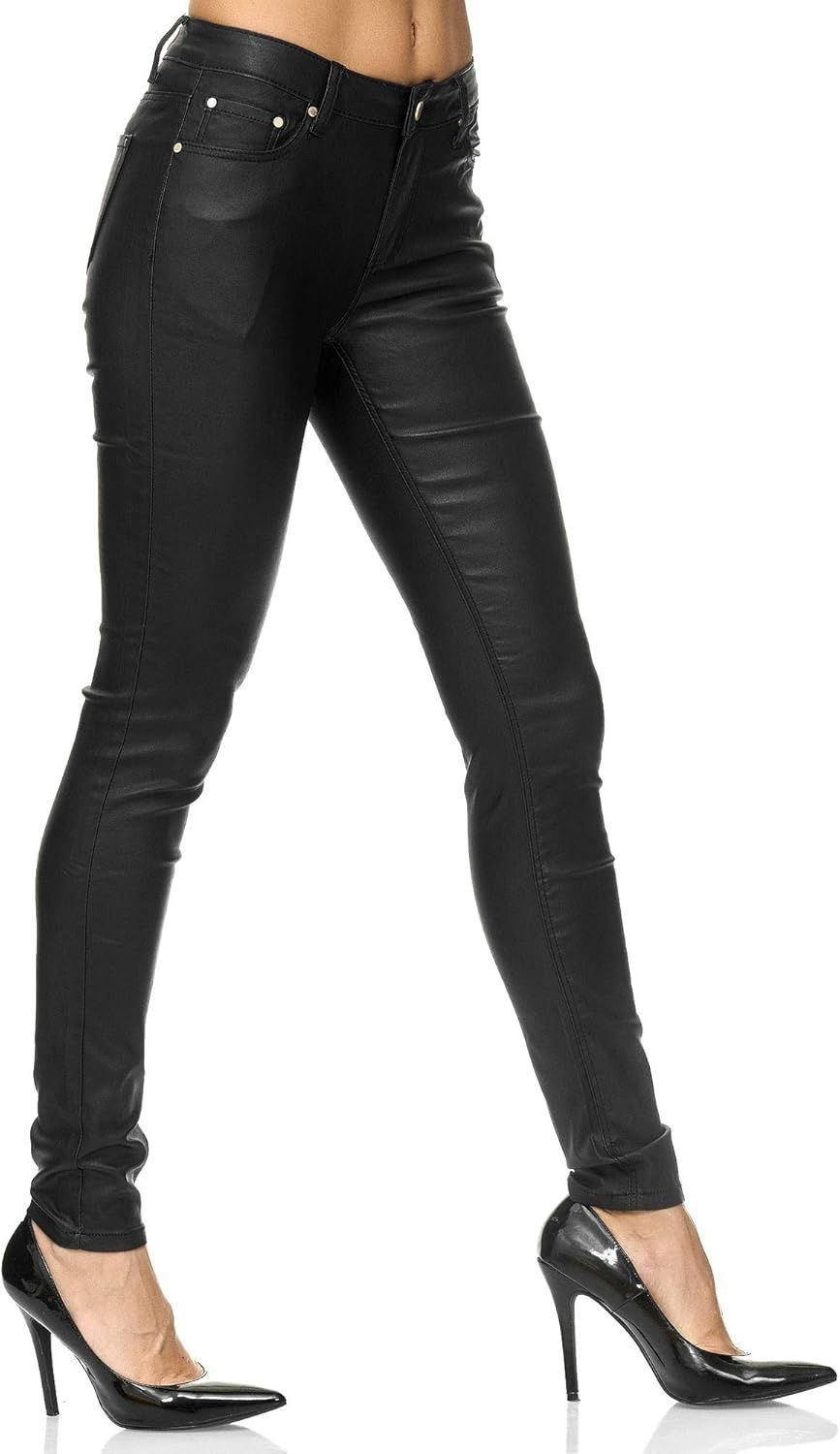 Elara Jeans damskie, elastyczne, z wysokim stanem