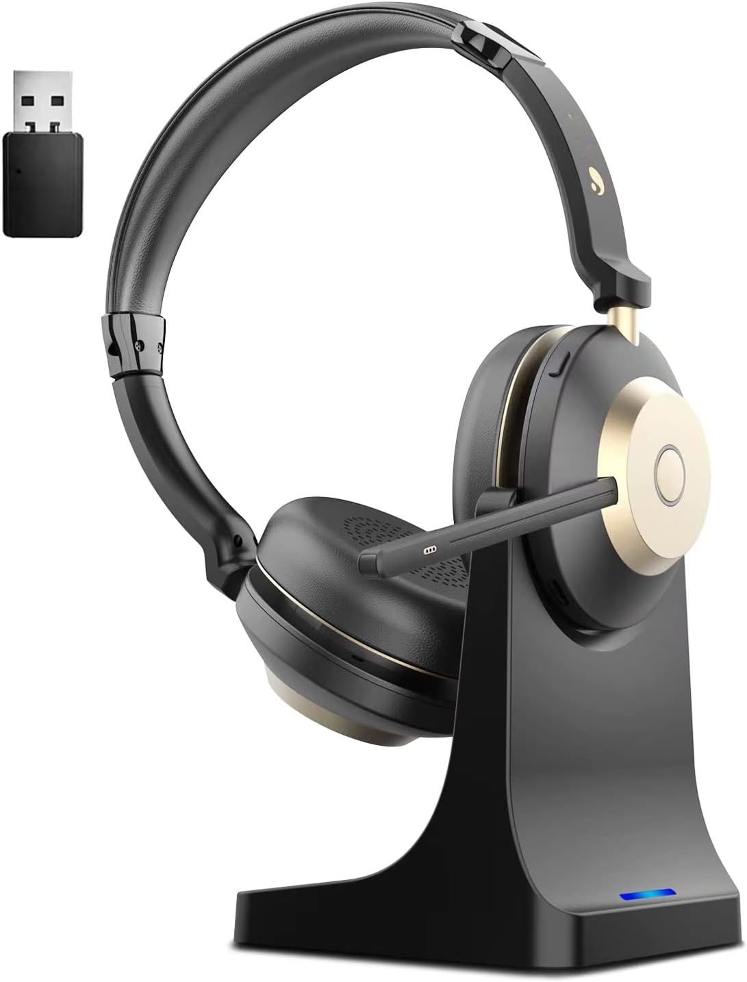 Earbay Bluetooth Headset VBT882CD-G z mikrofonem i stacją ładującą