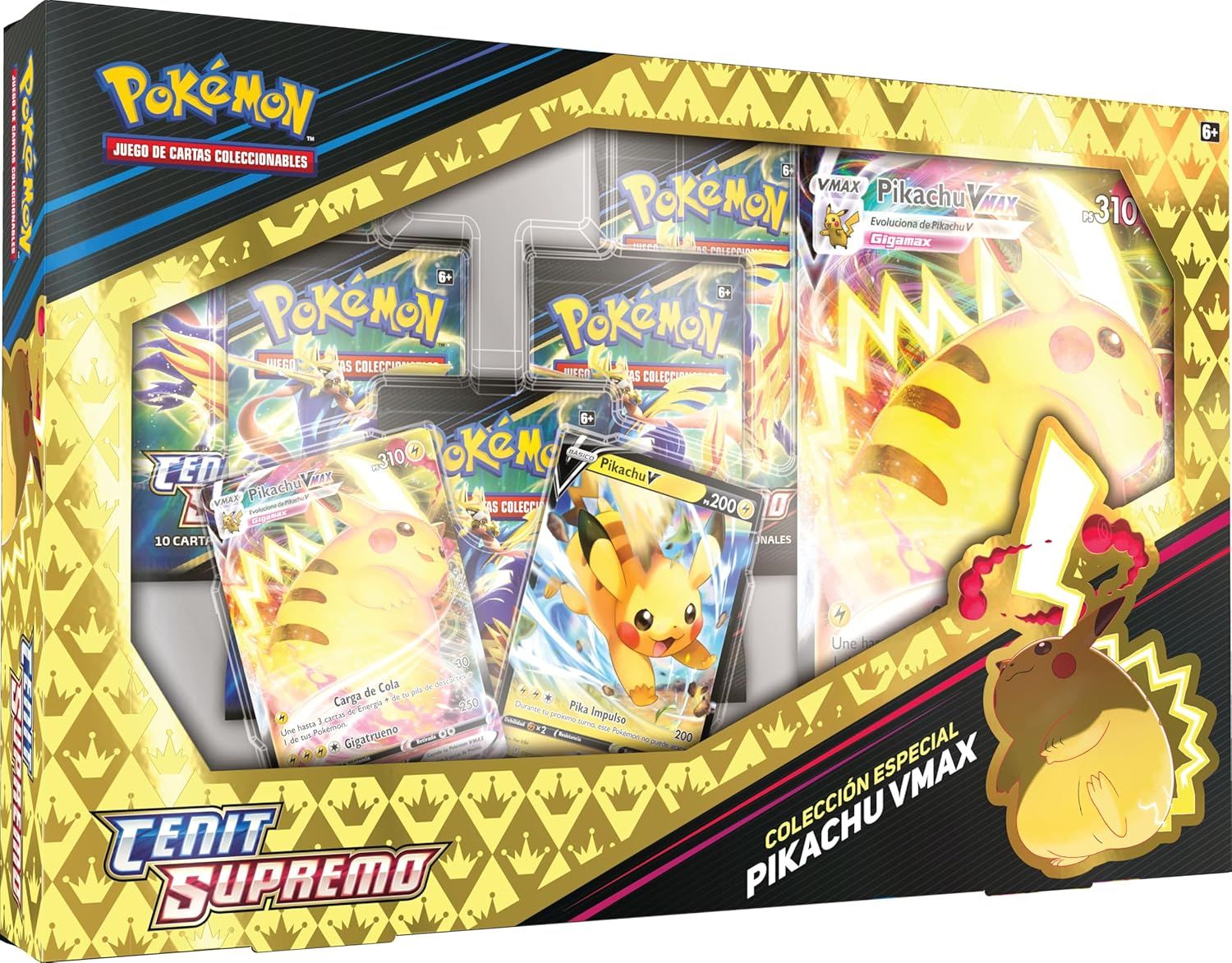 Pokémon TCG Kolekcja Specjalna Pikachu VMAX z najwyższego szczytu, 2 k