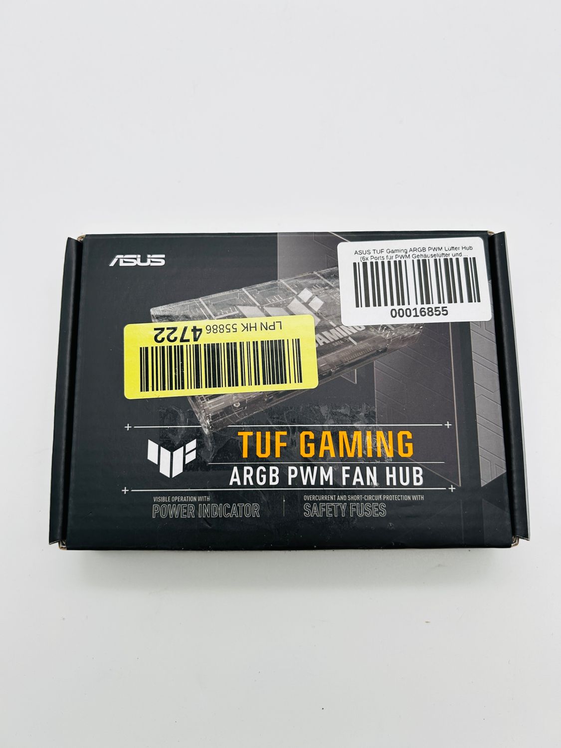 ASUS TUF Gaming ARGB PWM Hub wentylatora, 6 portów PWM i ARGB