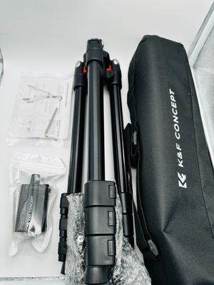 K&amp;F CONCEPT Statyw do aparatu 163 cm, aluminiowy statyw podróżny