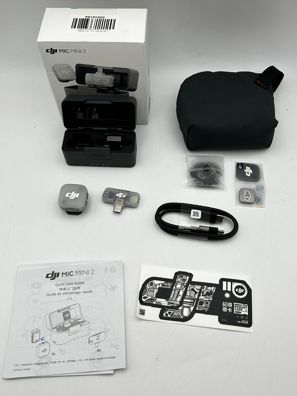 Mikrofon bezprzewodowy DJI Mic Mini 2 1 TX mobilny RX etui