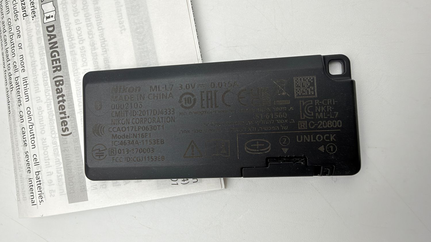 Pilot zdalnego sterowania Bluetooth Nikon ML-L7