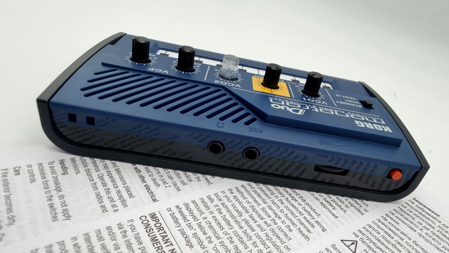 KORG Monotron Duo – analogowy syntezator kieszonkowy