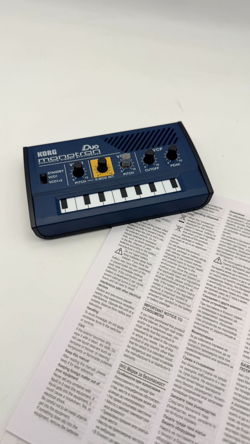 KORG Monotron Duo – analogowy syntezator kieszonkowy