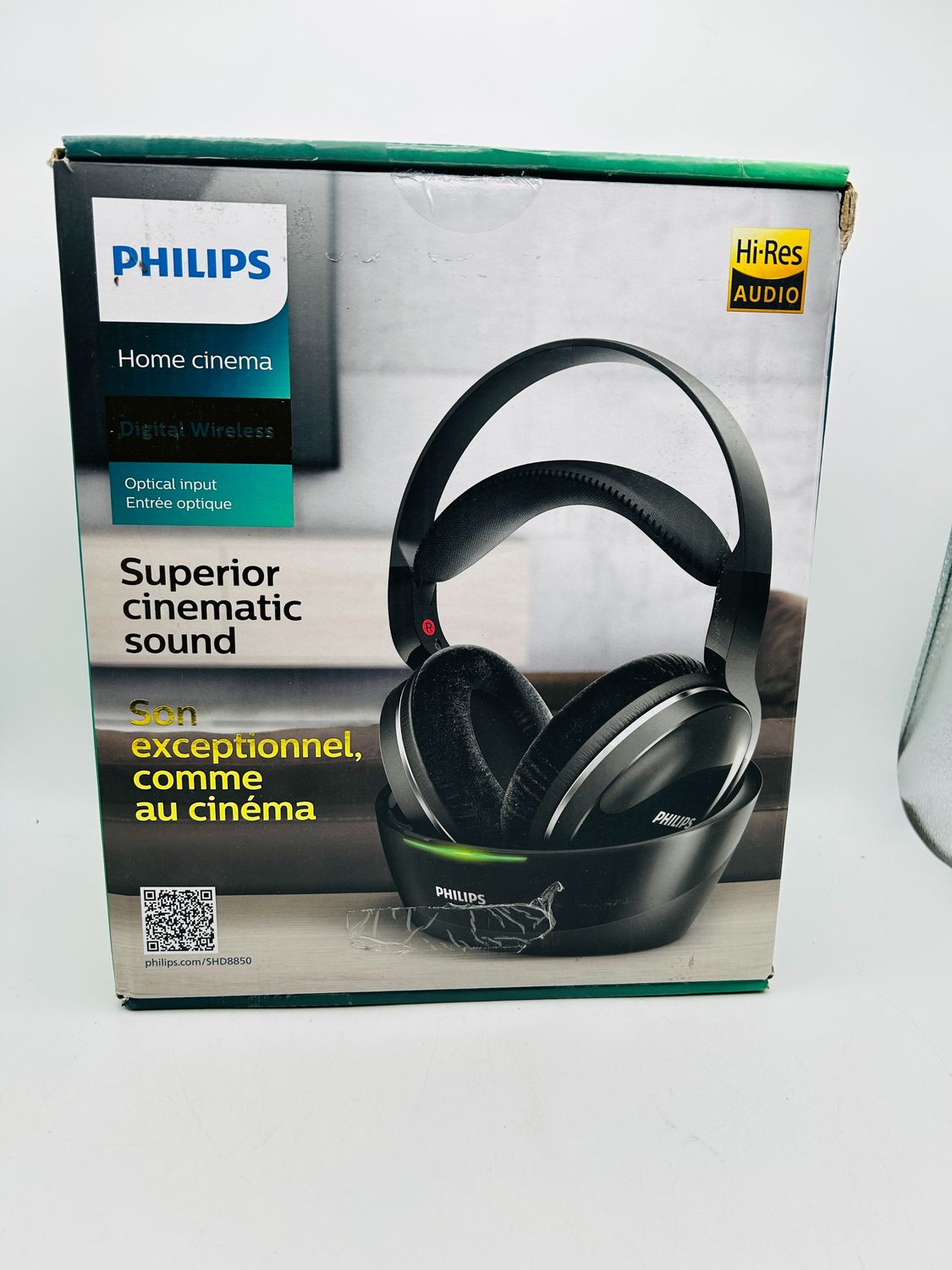 Philips SHD8850/12 - Słuchawki do telewizora z ładowarką
