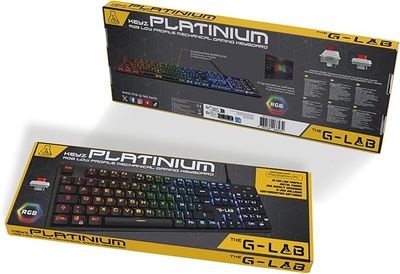 The G-Lab Keyz Platinium Klawiatura Mechaniczna Gamingowa AZERTY FR