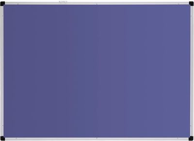 Magnetyczna tablica suchościeralna z aluminiową ramą i półką na markery, 120 x 90 cm