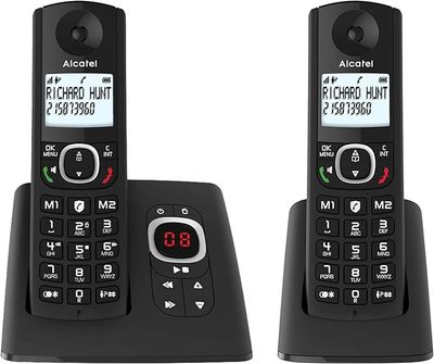 ALCATEL F530 Voice Duo – bezprzewodowy telefon DECT z automatyczną sekretarką