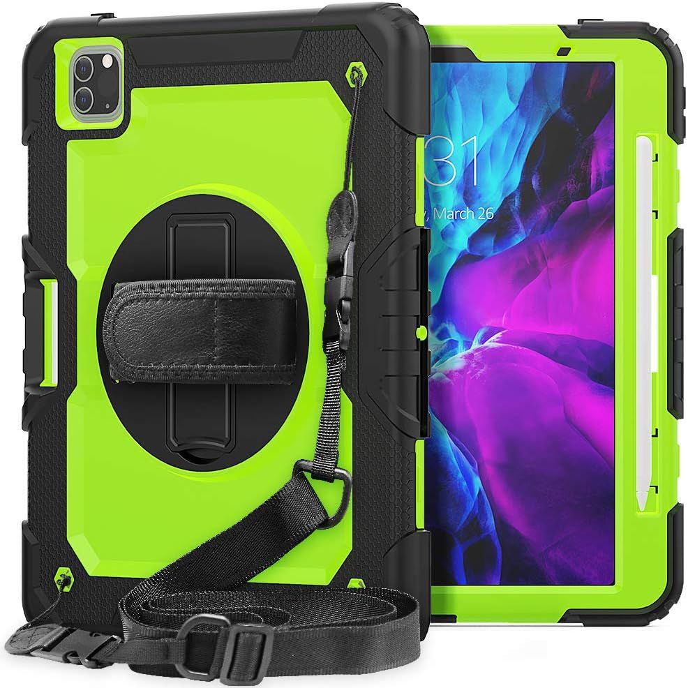Etui do iPada Pro 12,9" The Wolfdragon, czarno‑zielona