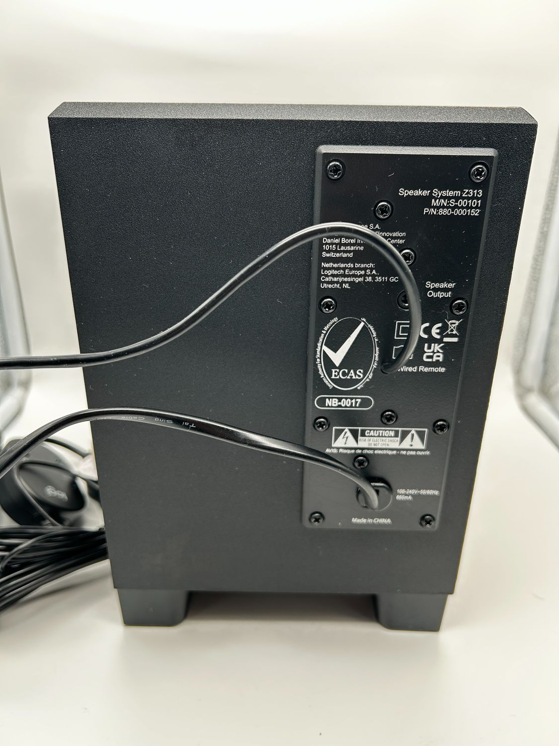 Logitech Z313 głośnik, czarny