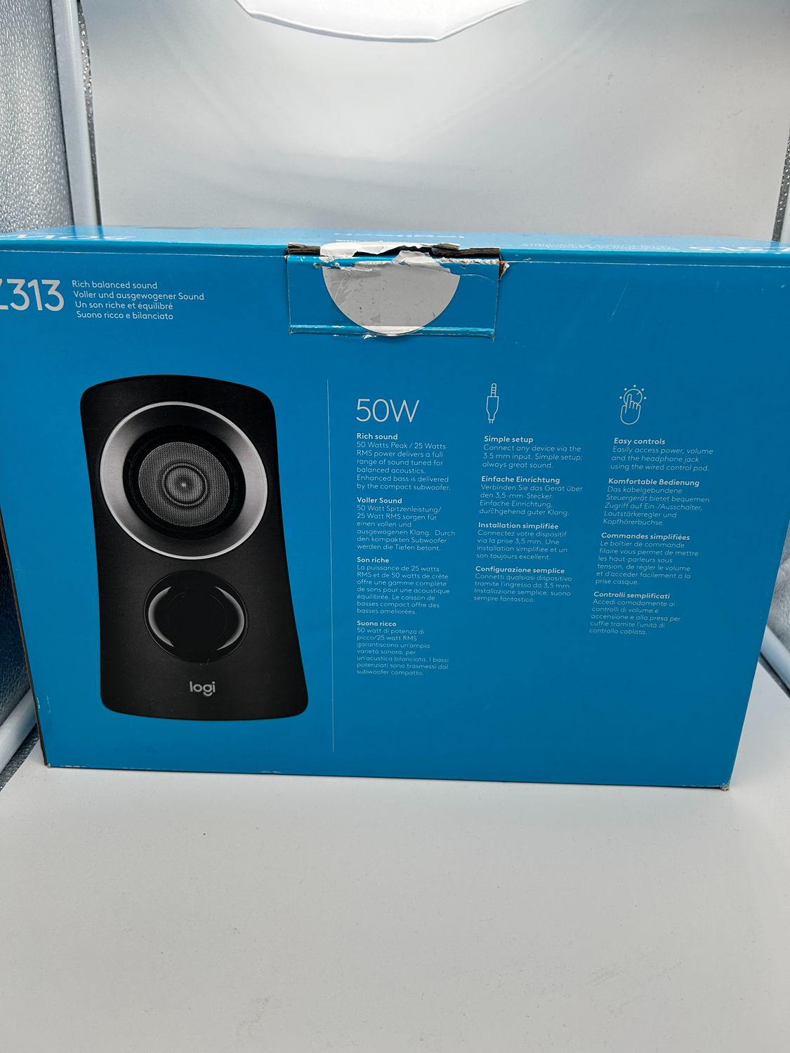 Logitech Z313 głośnik, czarny