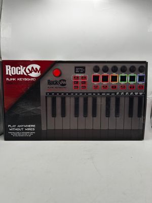 Kontroler klawiatury MIDI RockJam Go 25-klawiszowy z USB i Bluetooth