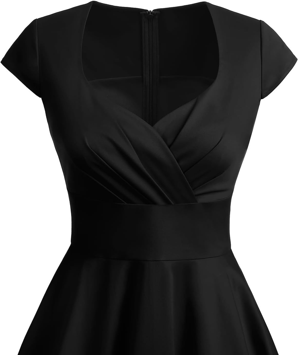 Bbonlinedress Sukienka vintage koktajlowa w stylu lat 50. i 60. z dekoltem V