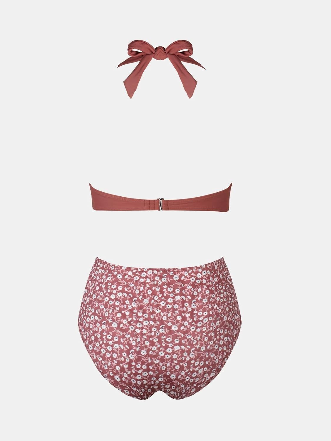 CUPSHE Bikini damski dwuczęściowy z wysokim stanem