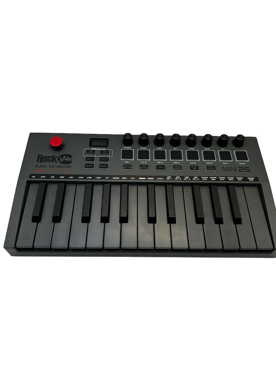 RockJam Go 25 Key USB &amp; Bluetooth MIDI Keyboard