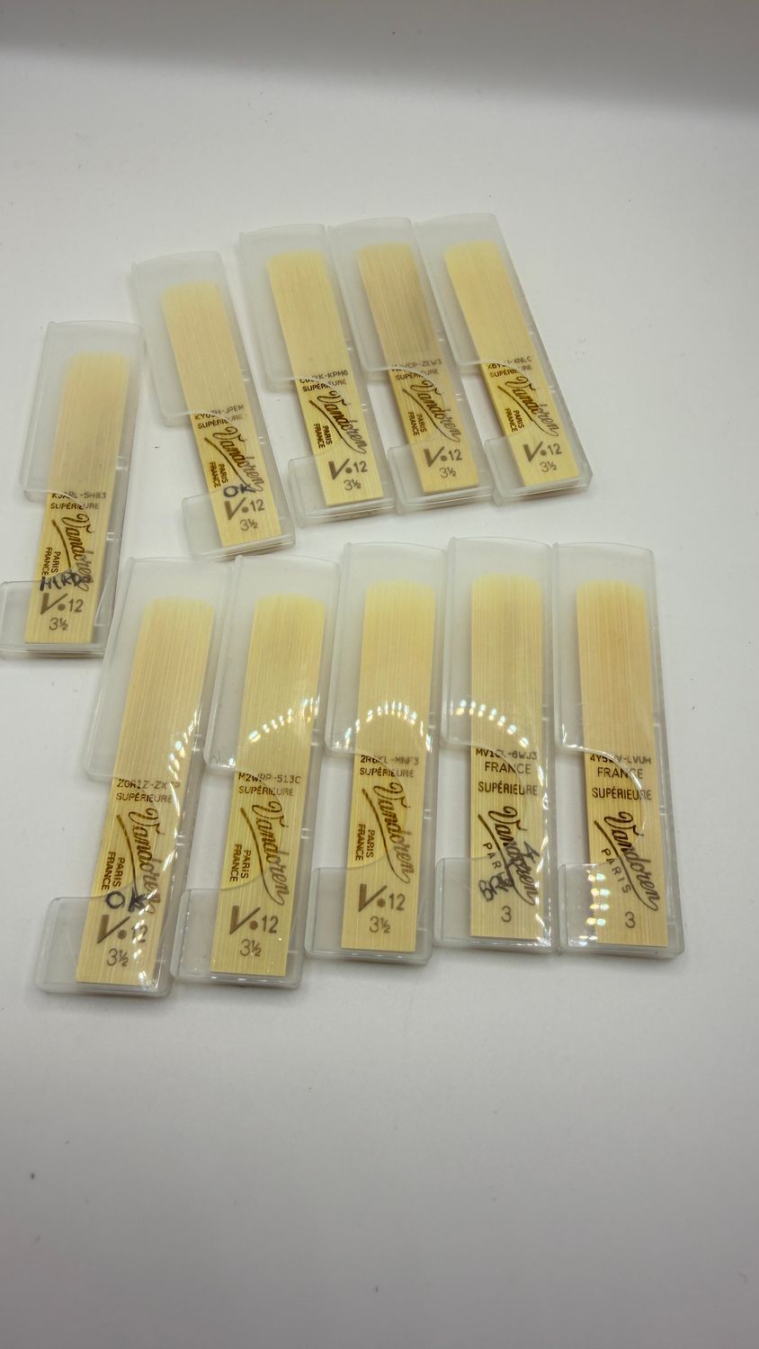 Vandoren Traditional stroiki 3.5 do klarnetu B, 10 sztuk