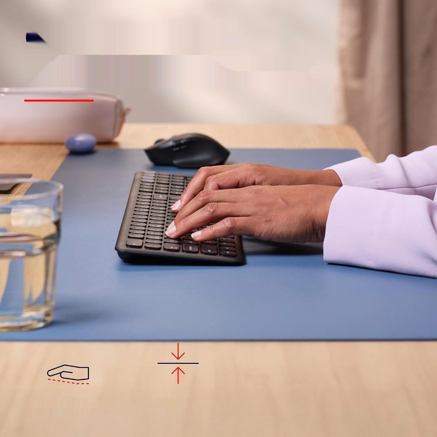 Bezprzewodowa klawiatura Trust Vaiya Bluetooth + 2,4 GHz AZERTY francs