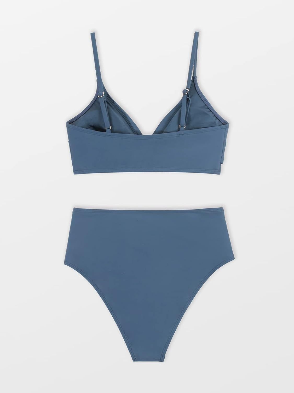 CUPSHE bikini damski z biustonoszem, z wysokim stanem, elegancki