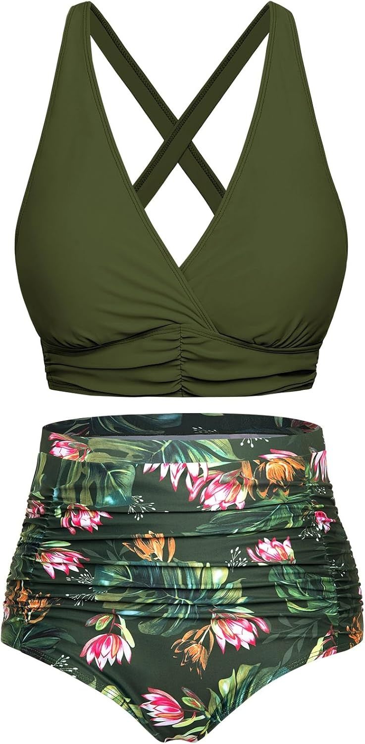 Costume da bagno dwuczęściowy SVANCO – top bikini krzyżowany