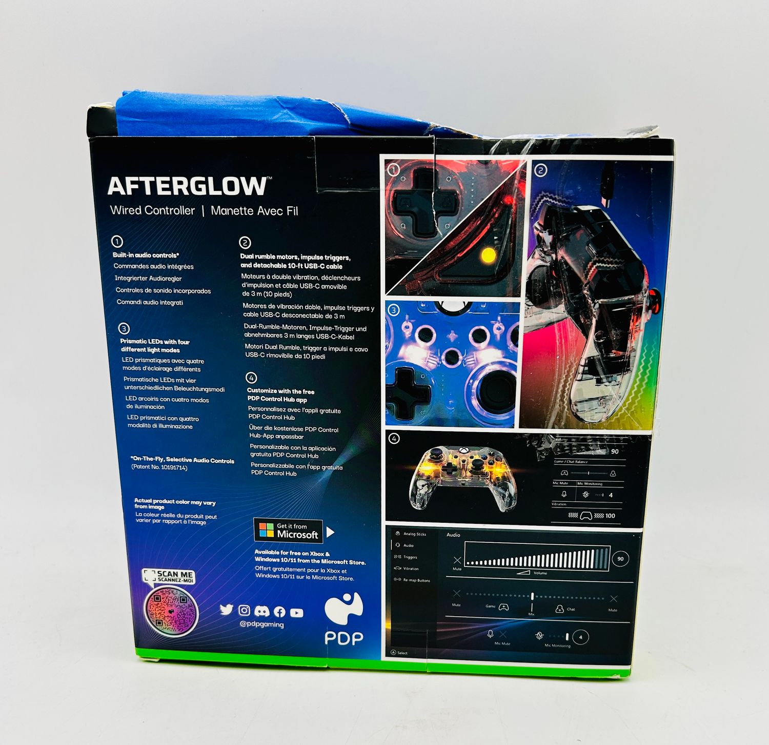 Przewodowy kontroler do gier PDP Afterglow LED