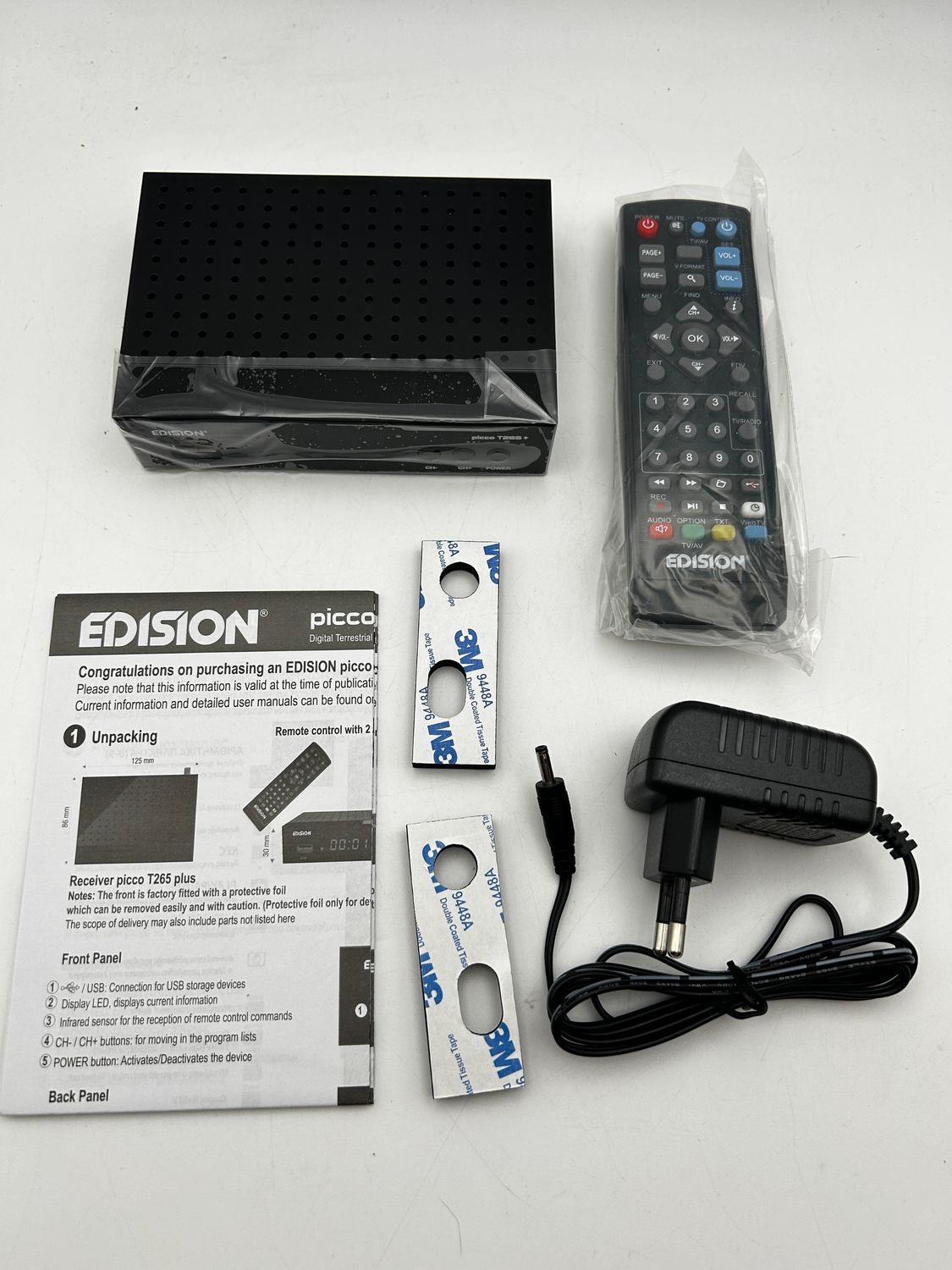 Dekoder EDISION PICCO T265 plus 2024 DVB-T2 Full HD H.265 HEVC