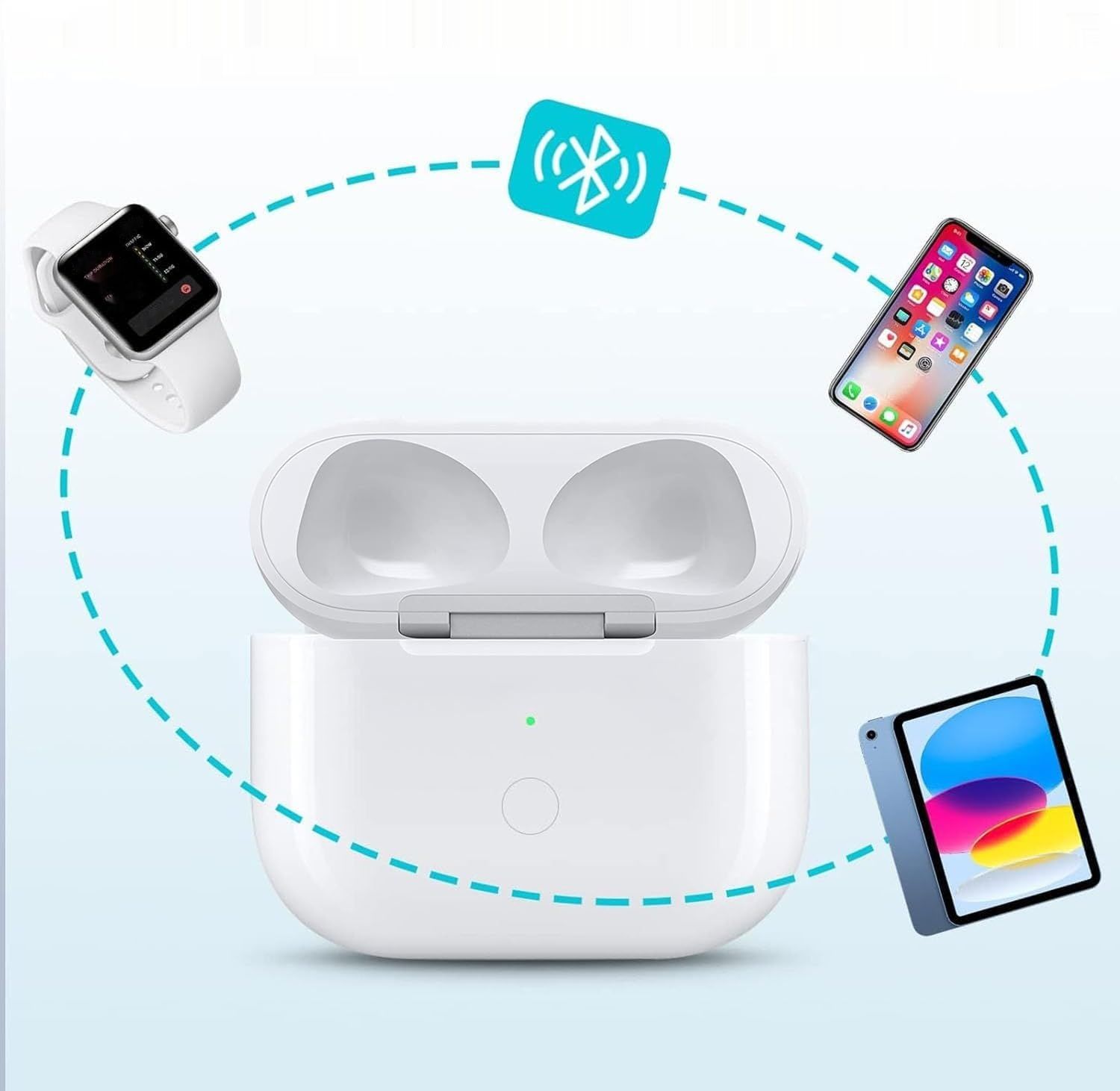 XIEANDKONG zamiennik oryginalnego etui do AirPods 3 (2021)
