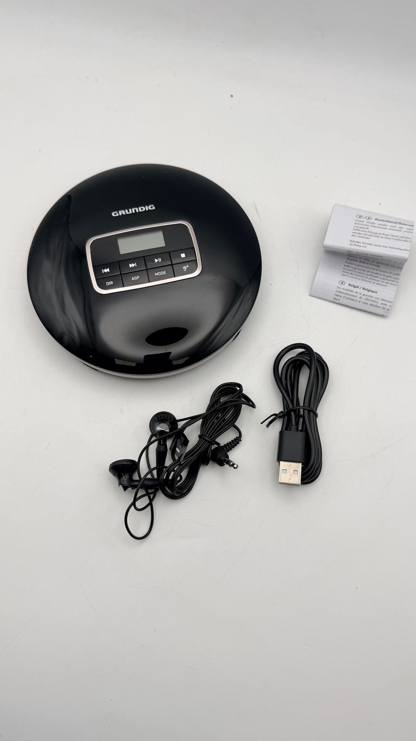 Grundig GCDP 8500 – przenośny odtwarzacz CD czarny/srebrny