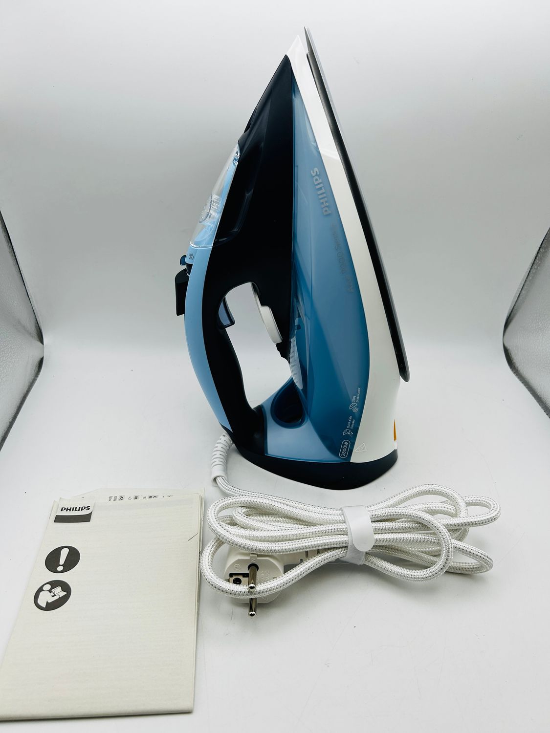 Philips Żelazko parowe seria 7000, niebieskie, 2800 W