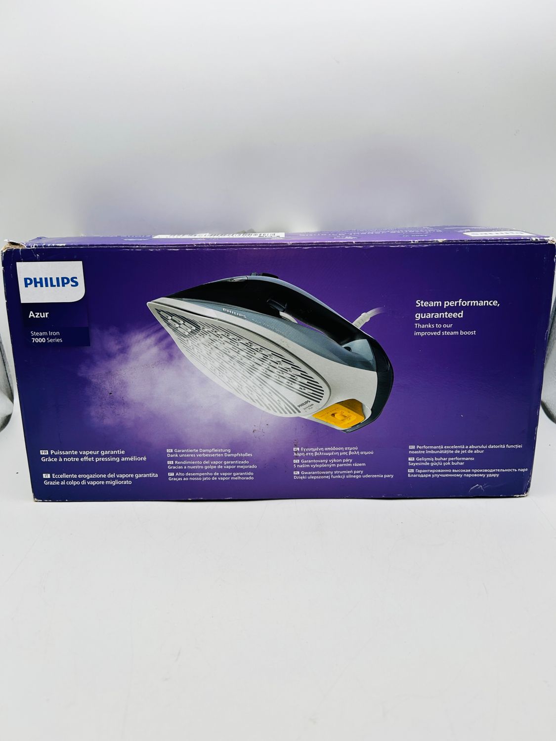 Philips Żelazko parowe seria 7000, niebieskie, 2800 W