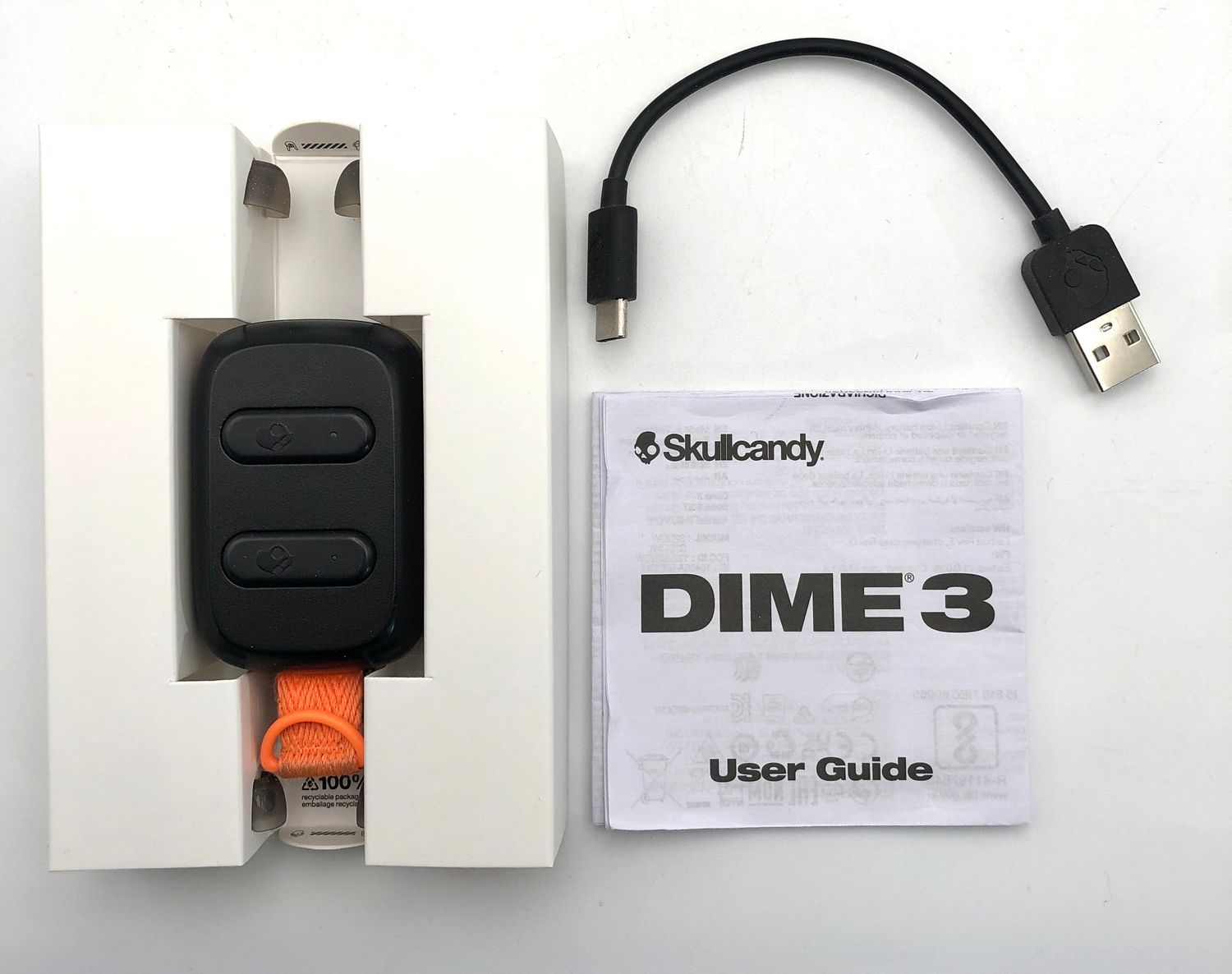 Słuchawki douszne Skullcandy Dime 3 Wireless, słuchawki Bluetooth,isol