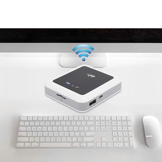 Topiky Router WiFi Wireless 4G LTE – przenośny hotspot 2,4 GHz 150 Mb/s
