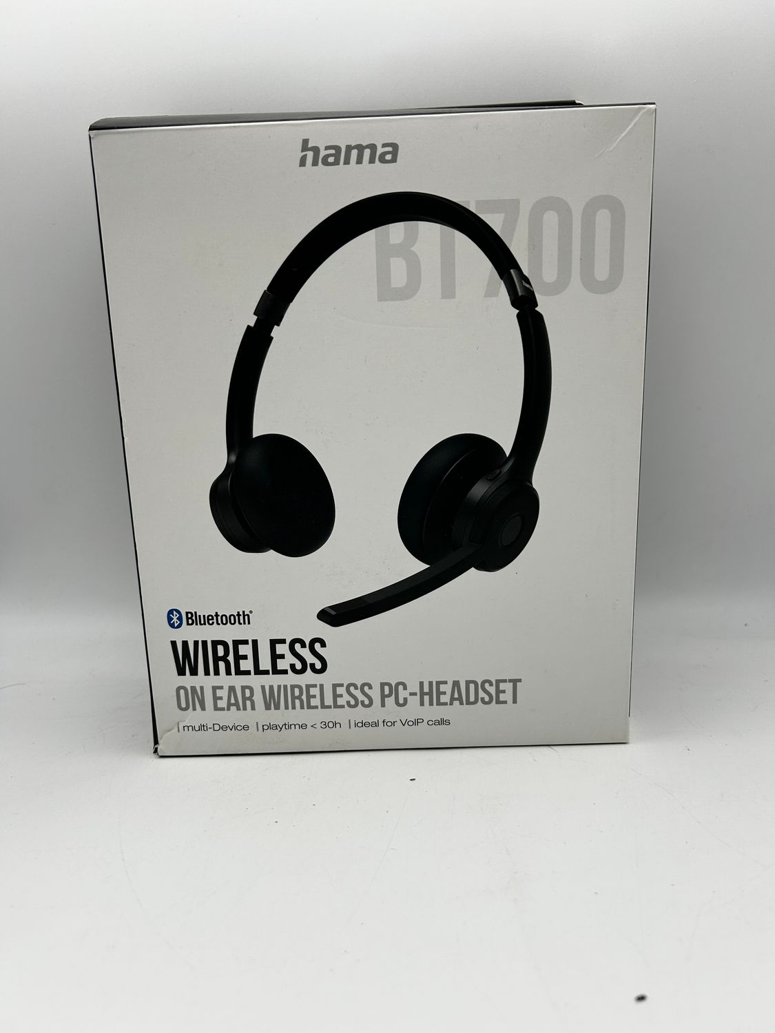 Hama Bluetooth BT700 – bezprzewodowe słuchawki do PC i telefonu, czarne