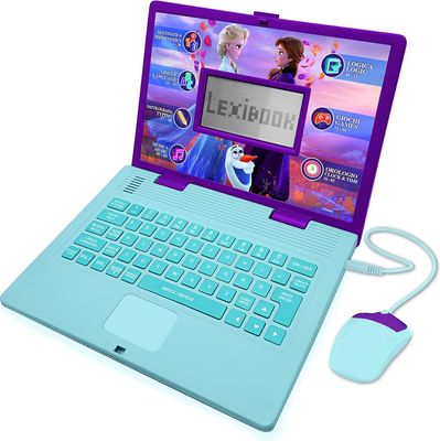 LEXIBOOK Disney Frozen 2 – edukacyjny i dwujęzyczny laptop