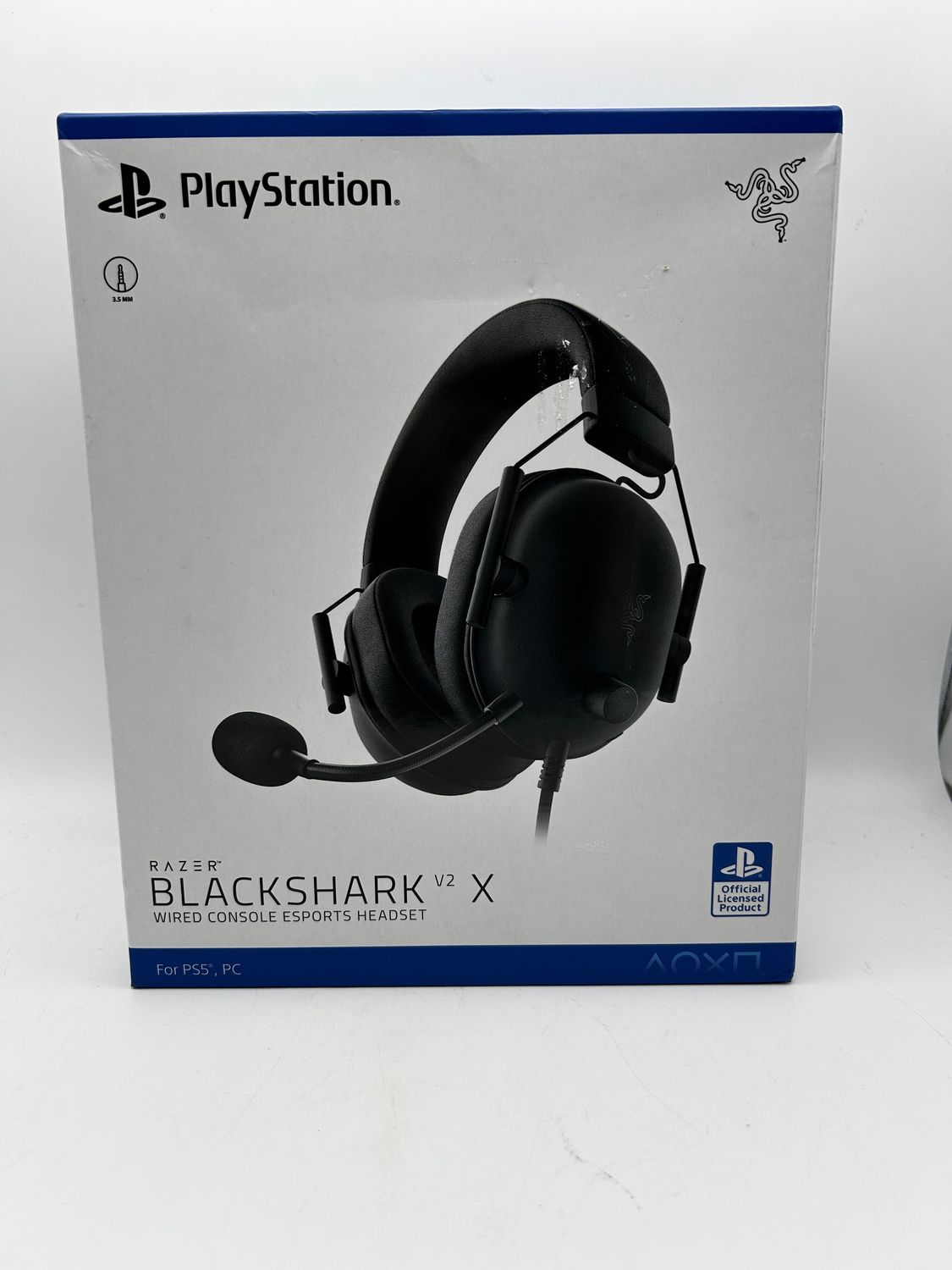 Razer Blackshark V2 X (PlayStation) – przewodowe słuchawki do e-sportu