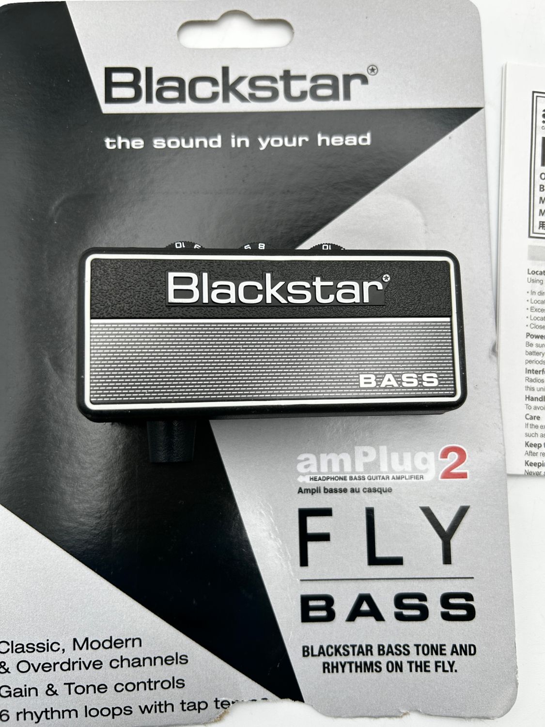 BLACKSTAR AMPLUG FLY BASS Symulator wzmacniacza, czarny (624325)