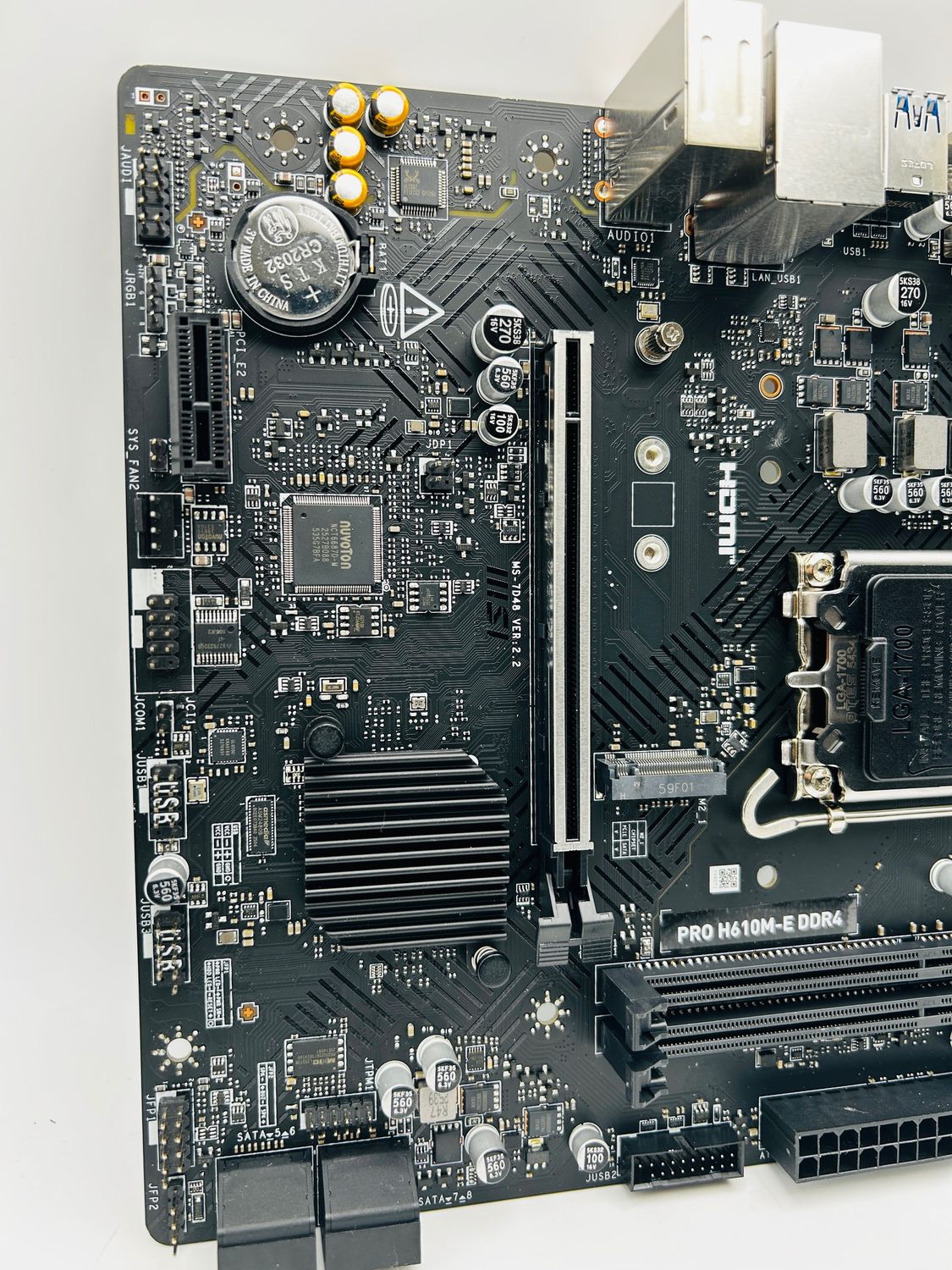 PRO H610M-E DDR4