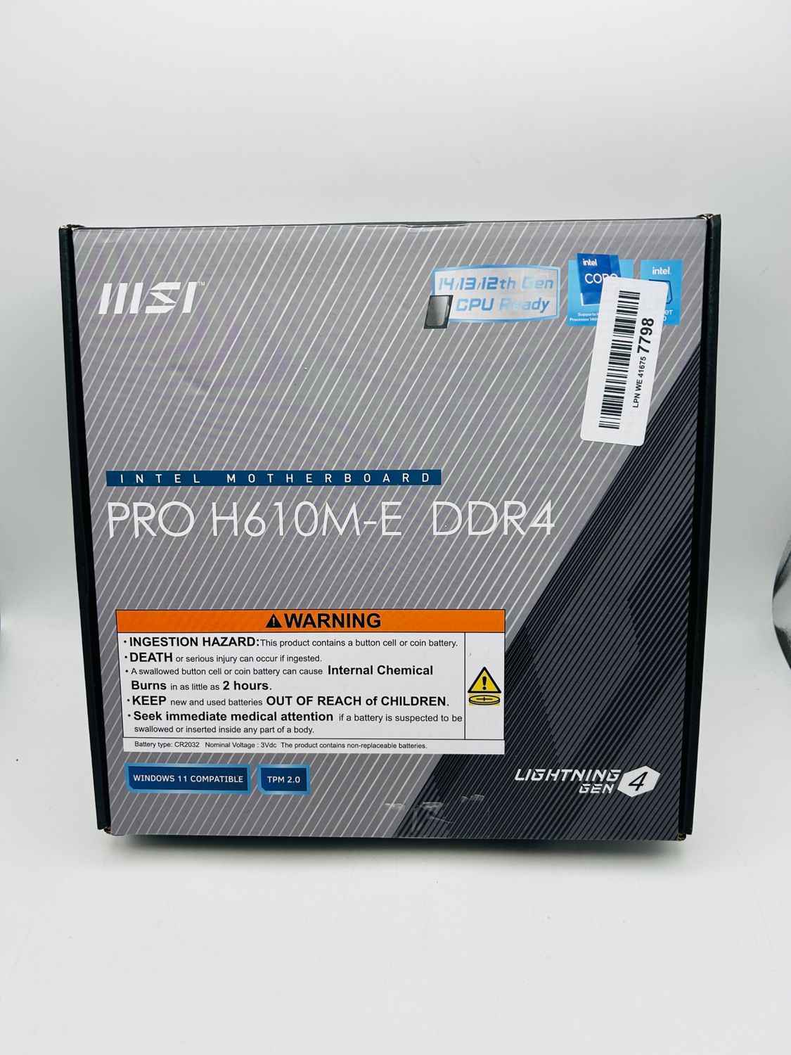 PRO H610M-E DDR4