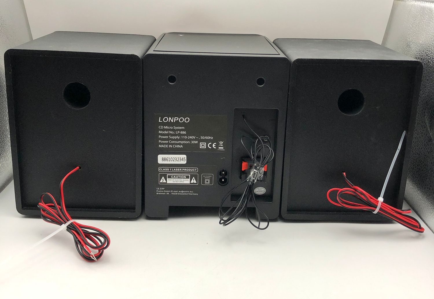 Domowy system stereo Micro HiFi, kompaktowy, z odtwarzaczem CD, Bluet