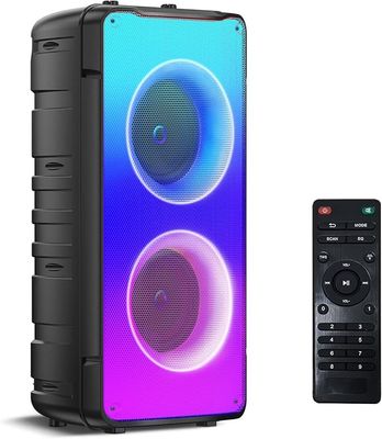 Głośnik Bluetooth TAMPROAD A67 60W z lampkami LED i baterią 10000 mAh