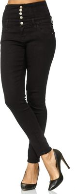 Elara Jeans Damskie Stretch z Wysokim Stanem Skinny