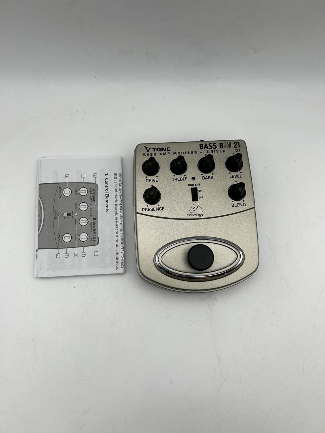 Behringer BDI21 analogowy przedwzmacniacz i pedał efektów