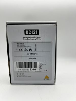 Behringer BDI21 analogowy przedwzmacniacz i pedał efektów