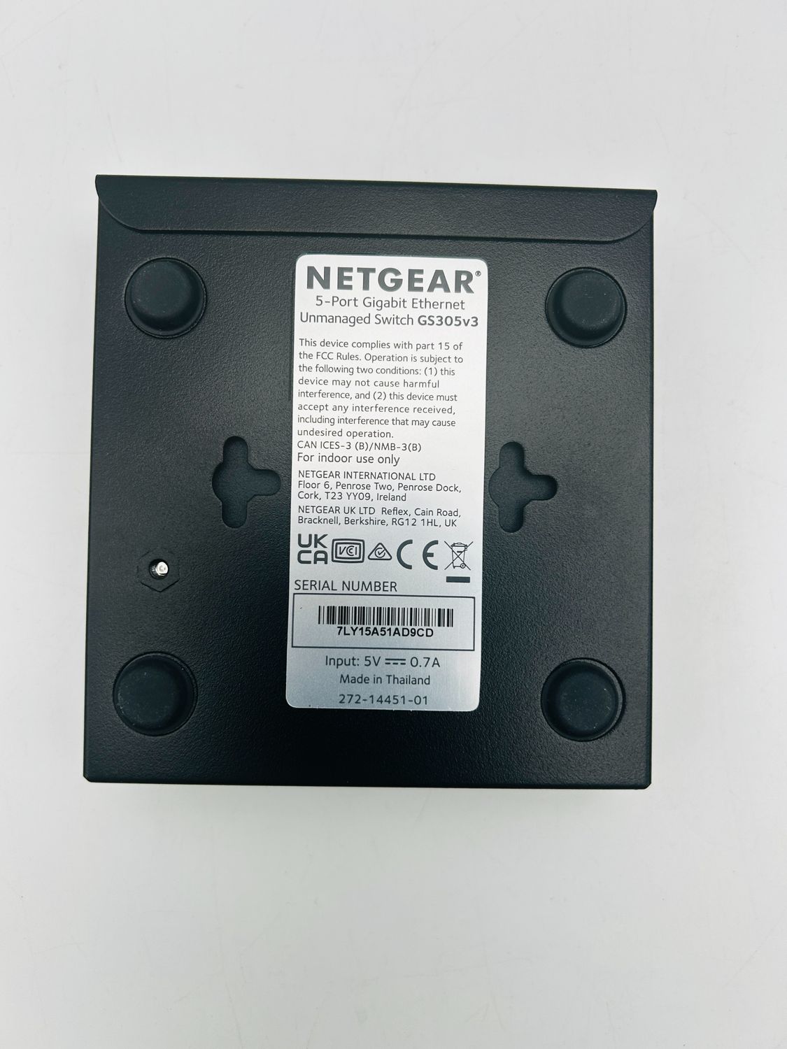 NETGEAR GS305 przełącznik sieciowy 5x Gigabit Ethernet