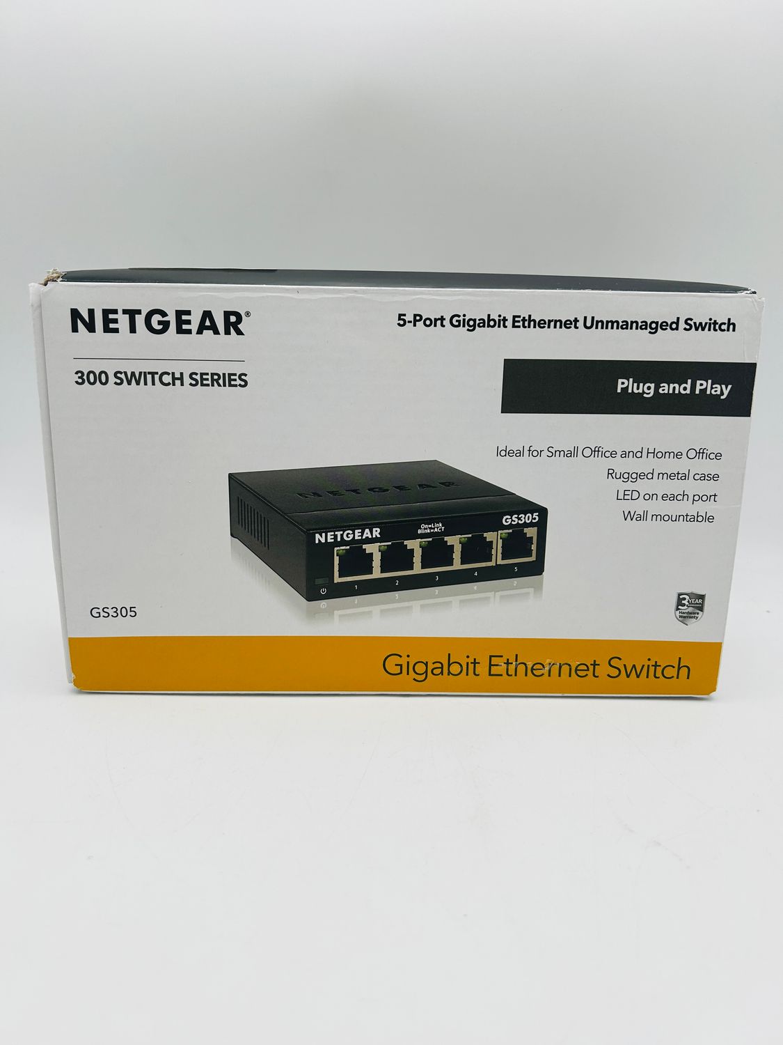 NETGEAR GS305 przełącznik sieciowy 5x Gigabit Ethernet
